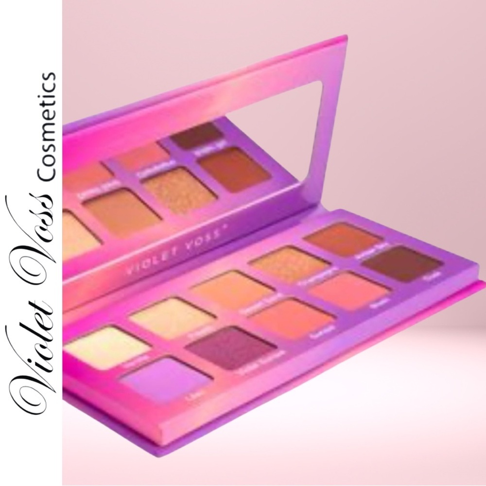 NWOB Violet Voss Cosmetics Violet Sunset 10 Shade Eyeshadow Make Up Palette